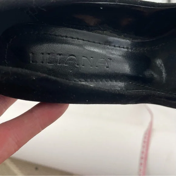 Liliana Women’s Blue Mirror Spike Heels 6.5 - Picture 5 of 8